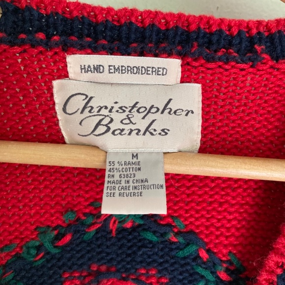 Christopher & banks hand embroidered vest - Picture 2 of 6